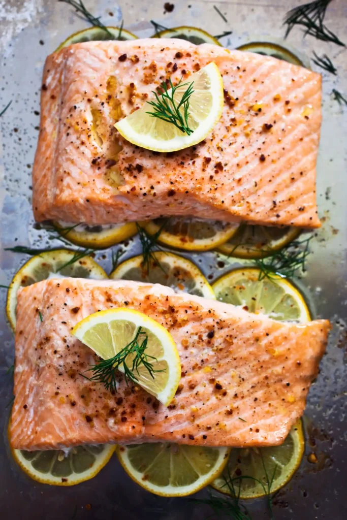 Baked-Salmon-with-Lemon-and-Dill