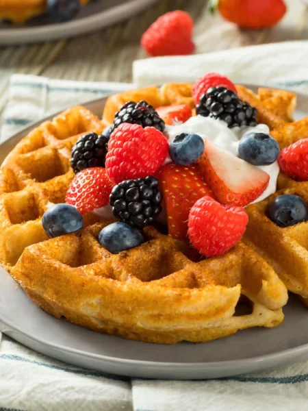 Classic-Homemade-Berry-Belgian-Waffles