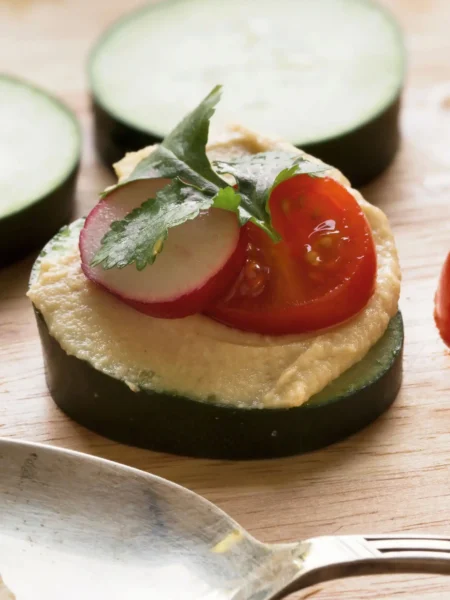 Cucumber-Hummus-Bites