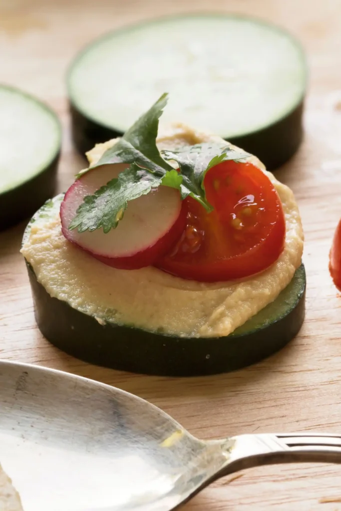 Cucumber-Hummus-Bites