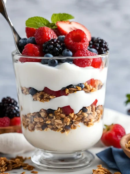 Greek-Yogurt-Parfait-with-Granola
