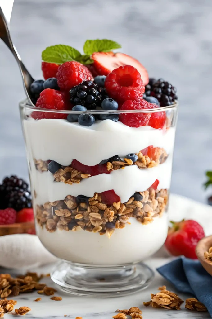 Greek-Yogurt-Parfait-with-Granola